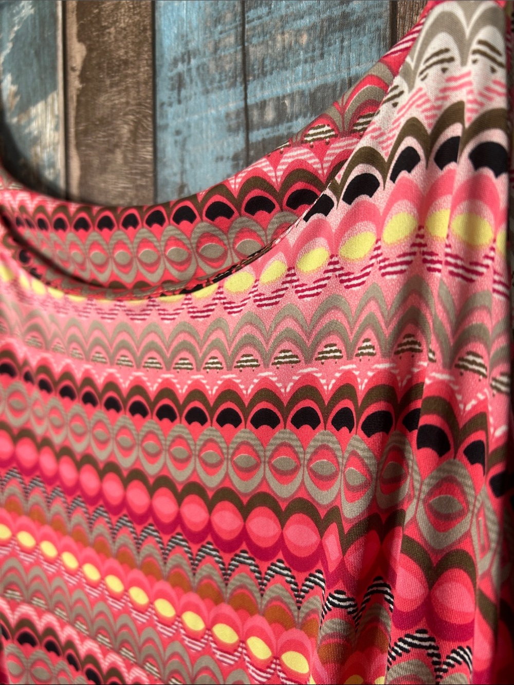 Tribal Pink Multi-Stripe Sleeveless Maxi Dress - Picture 11 of 15